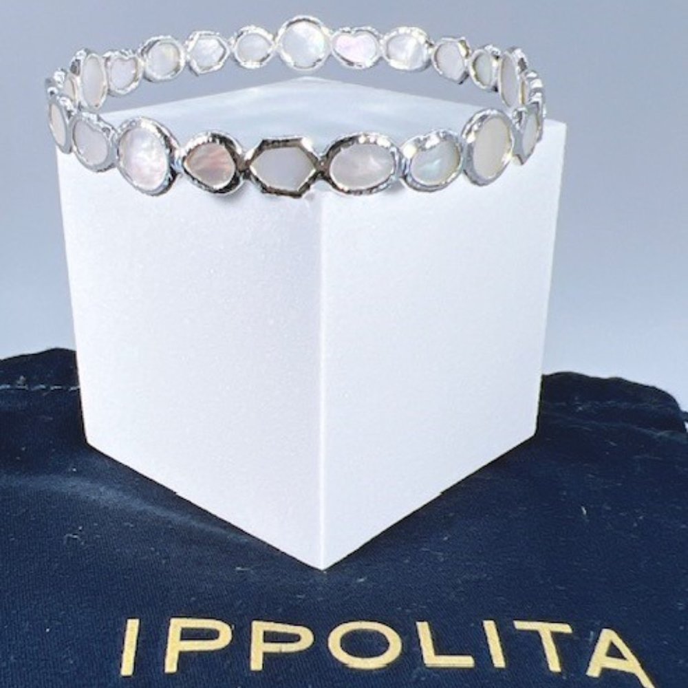 Ippolita ROCK CANDY® Mother of Pearl Sterling "All Around Bangle"